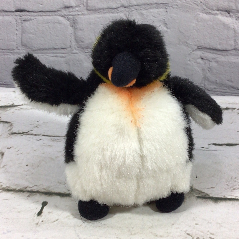 Vintage Penguin Plush 5.5" Emperor‎ Arctic Stuffed Animal Realistic Lifelike